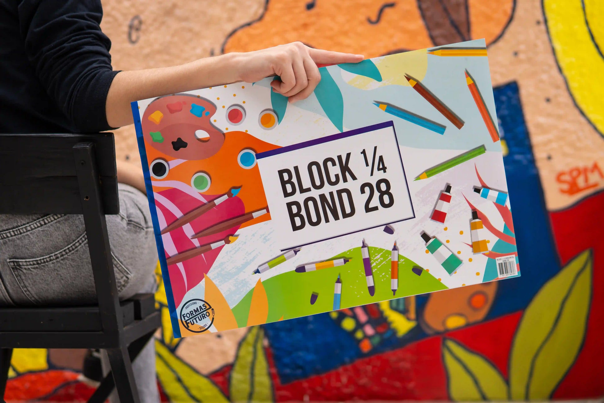 block 1/4 blanco