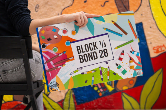 block 1/4 blanco