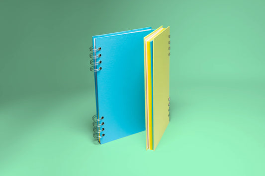 RAINBOW LIMONCELLO🍋 – Cuaderno creativo hecho con materiales recuperados ♻️ (Pack x2)