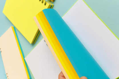 RAINBOW LIMONCELLO🍋 – Cuaderno creativo hecho con materiales recuperados ♻️ (Pack x2)