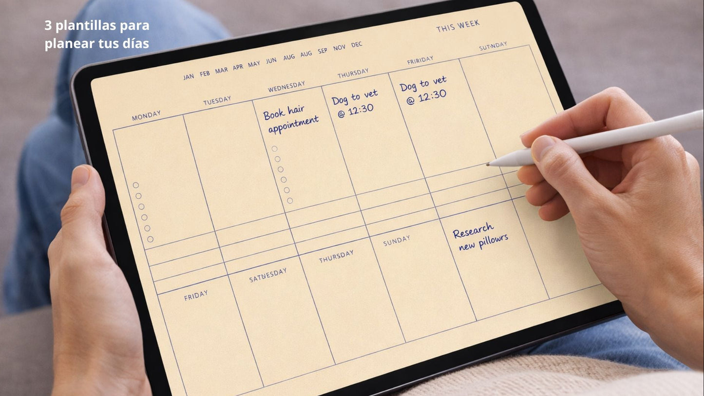 Kit Vuelta a la Rutina+Plantilla Mensual descargable GRATIS