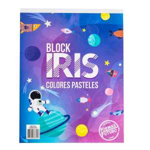 Block Iris colores pasteles